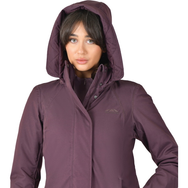 2025 Weatherbeeta Womens All Purpose Waterproof Longline Equestrian Jacket 1028432 - Mulberry